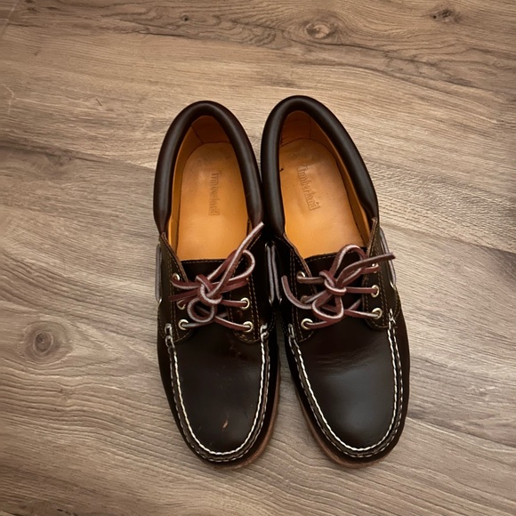 Timberland Shoes - Timberland Women’s Dark Brown Leather Boat Shoes